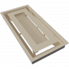 Kratka kominkowa WIND kremowa 22x45